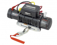 Лебёдка электрическая 12V Electric Winch 12000 lbs 5443 кг (влагозащищенная, кевлар)