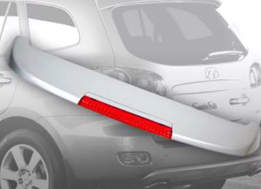 Спойлер на крышку багажника Hyundai Santa Fe 2010-12 (OEM Style)