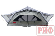 Палатка на крышу автомобиля РИФ Soft RT01-120 тент серый