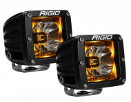 Фара Rigid Radiance POD с янтарной подсветкой, пара