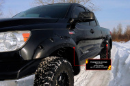   Расширители колесных арок Toyota Tundra 2007-13  80 мм (шагрень)