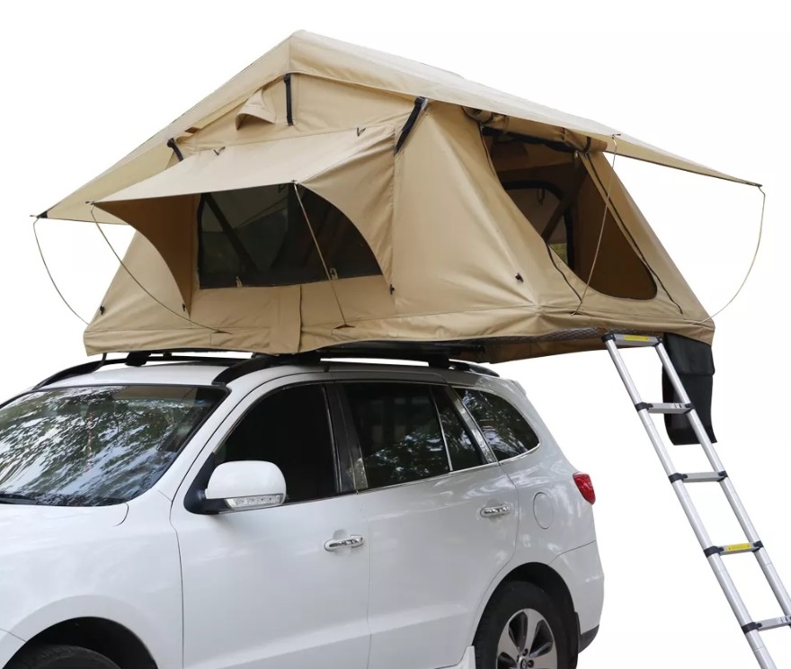 Палатка на крышу автомобиля без козырька 1650х2400 мм