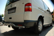   Защита заднего бампера нержавейка VW T5 03+ (Banded d60)