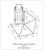   Маркиза веерная РИФ 2.5 х 2.5 правая, тент автомобильный 