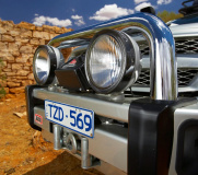 Дуга полированная для бамперов ARB Sahara на Toyota Land Cruiser Prado 150 2009-2014