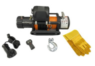   Лебёдка электрическая 12V Electric Winch 12000 lbs 5443 кг (влагозащищенная, кевлар)