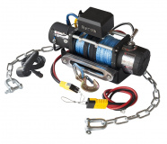   Лебёдка переносная 12V Runva 9500SR lbs с облегченной площадкой (кевлар)old