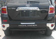 Накладка на задний бампер Toyota Highlander II U40 2007-2010