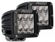 Фара Rigid D-Series Pro водительский свет, пара (6 диодов) 