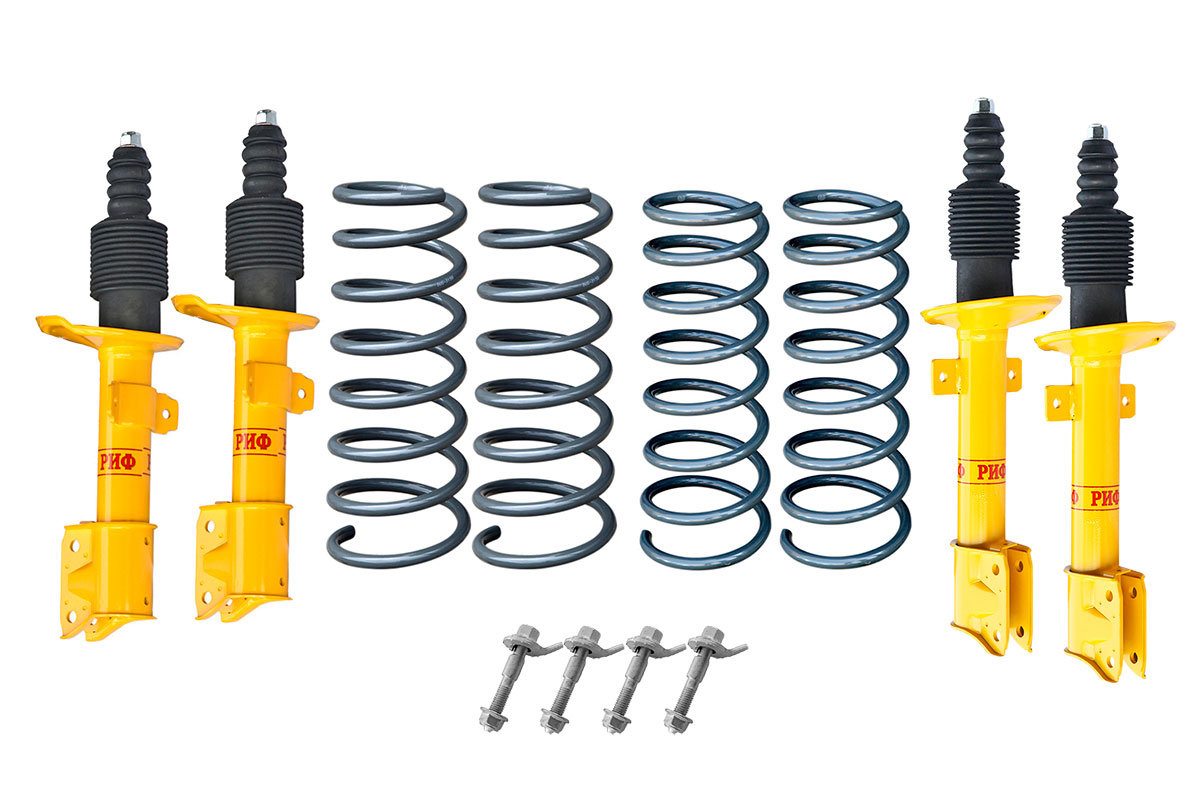Лифт комплект РИФ Renault Duster, Nissan Terrano III 2014+ лифт 20 mm