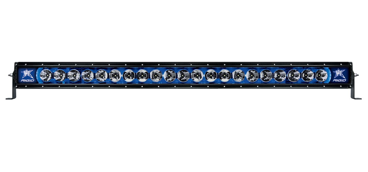 Фара Rigid Radiance Plus 40" дальний свет с синей подсветкой (21 диод)
