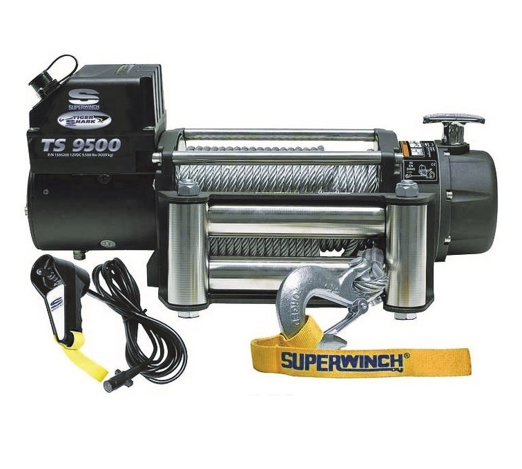 Лебедка электрическая 12V Superwinch Tigershark 9500 4309кг
