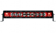   Фара Rigid Radiance Plus 20" дальний свет с красной подсветкой (9 диодов)