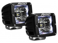 Фара Rigid Radiance POD с белой подсветкой, пара