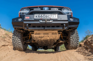Защита Falcon радиатора, картера, РК, КПП для Tank 300 Off-road version, базовая, алюминиевая 8 мм