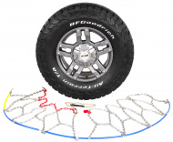   Цепи противоскольжения РИФ 4х4 "соты" 16 мм, 255/70R18 (к-т 2 шт.)