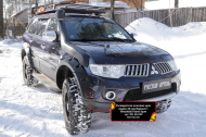   Расширители колесных арок Mitsubishi Pajero Sport 2008-13  (шагрень)