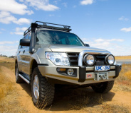 Бампер ARB Sahara с дугой для Mitsubishi Pajero 4 2007-2011